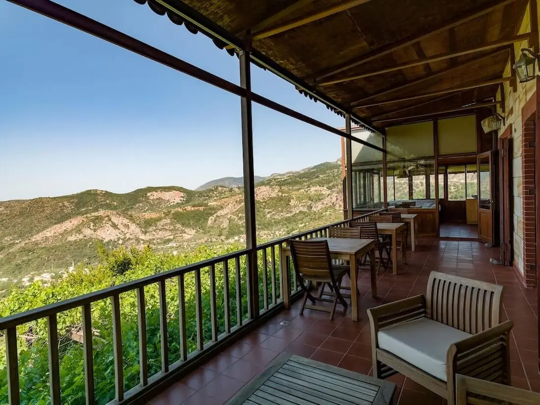 Large terrace